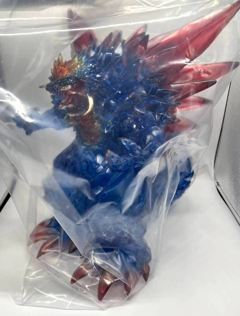 CrystaLah 1st Colourway Super Akametenshi Vinyl Toy Space Godzilla