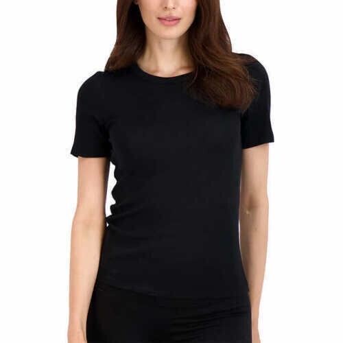 NWT Lucky Brand Women's 3 Pack Ribbed Short Sleeve T Shirt
