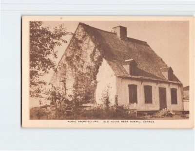 #ad Postcard Rural Architecture Old House Canada $4.95