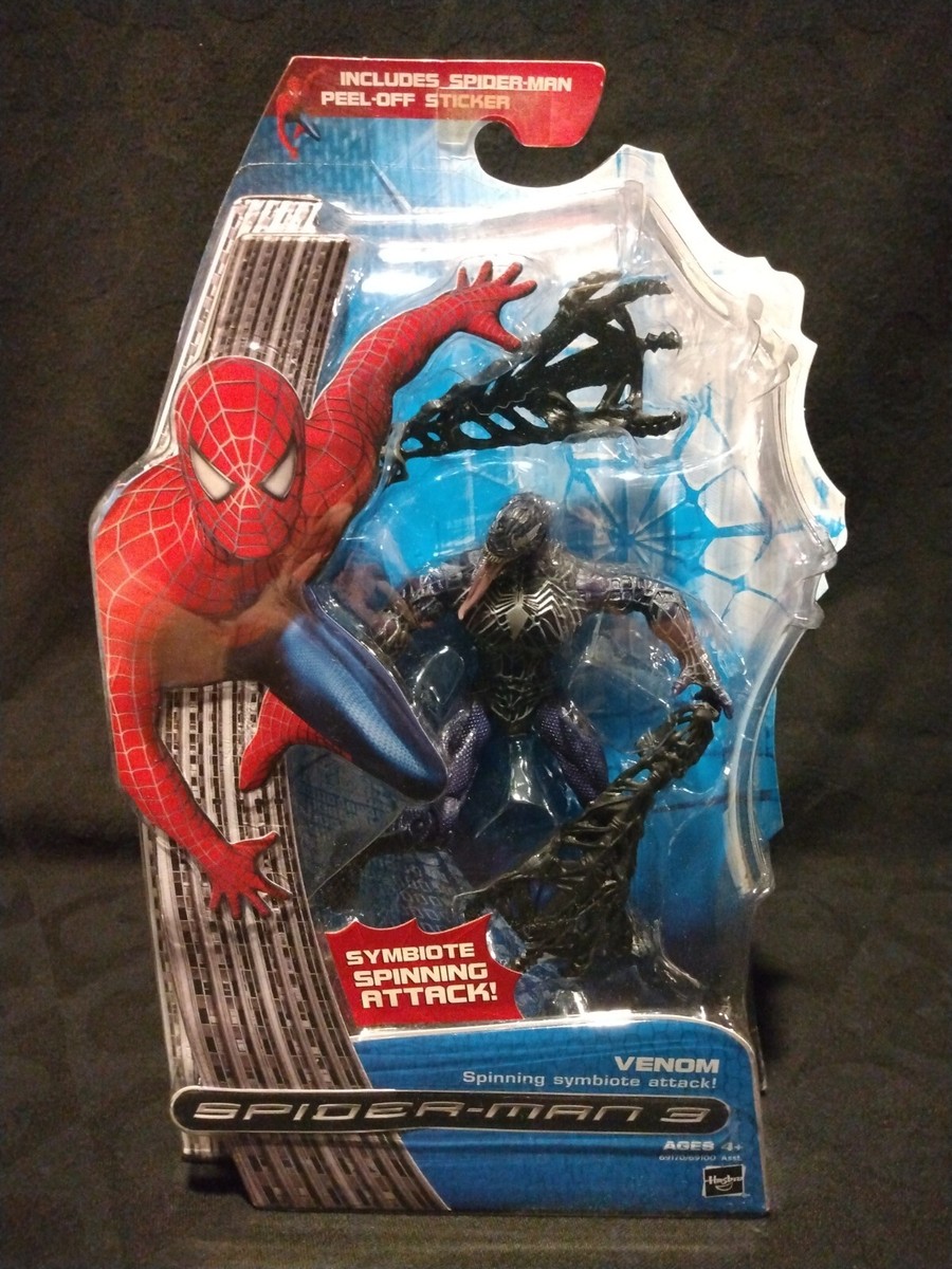 Marvel Spider-Man Movie 3 Venom (2007) Figure w/ Spinning