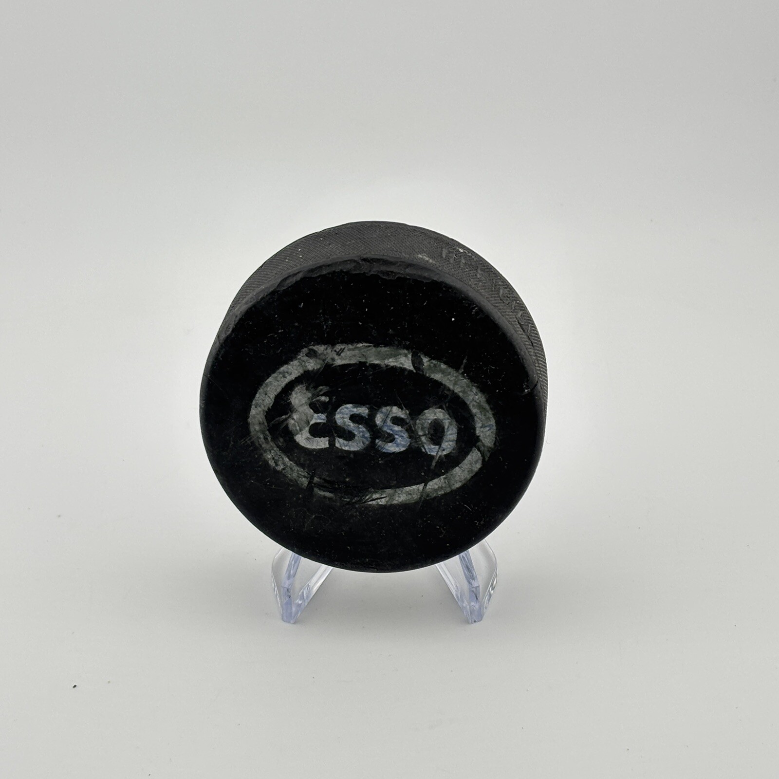 Vintage Esso Hockey Puck Made In Czechoslovakia Official Game Sports Memorabilia