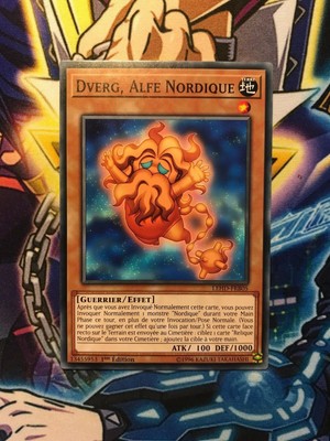 Yu-Gi-Oh! Karte „Dverg Of The Nordic Alfar“ – LEHD-ENB05 Common, 1. Auflage