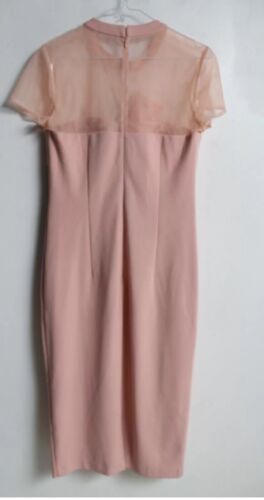 Designer Party Cocktail Formal Wedding Prom Dress MIDI Fitted UK 10 M - Picture 2 of 3