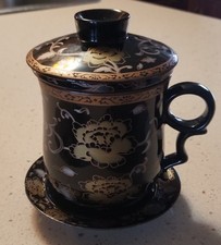 MAGNIFIQUE tasse / tasse en porcelaine de Jingdezhen 4 pièces TEA TALENT