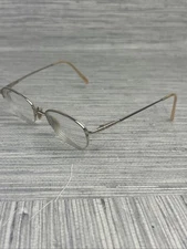 ELLE EL2541 Eyeglass Frames Oval Semi Half Rimless Gold 51-19-140 Frames Only