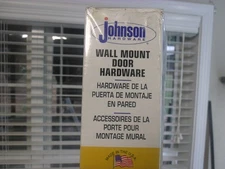 72” Johnson Wall Mount Barn Door Type Sliding Door Hardware Mill Aluminum 2610F