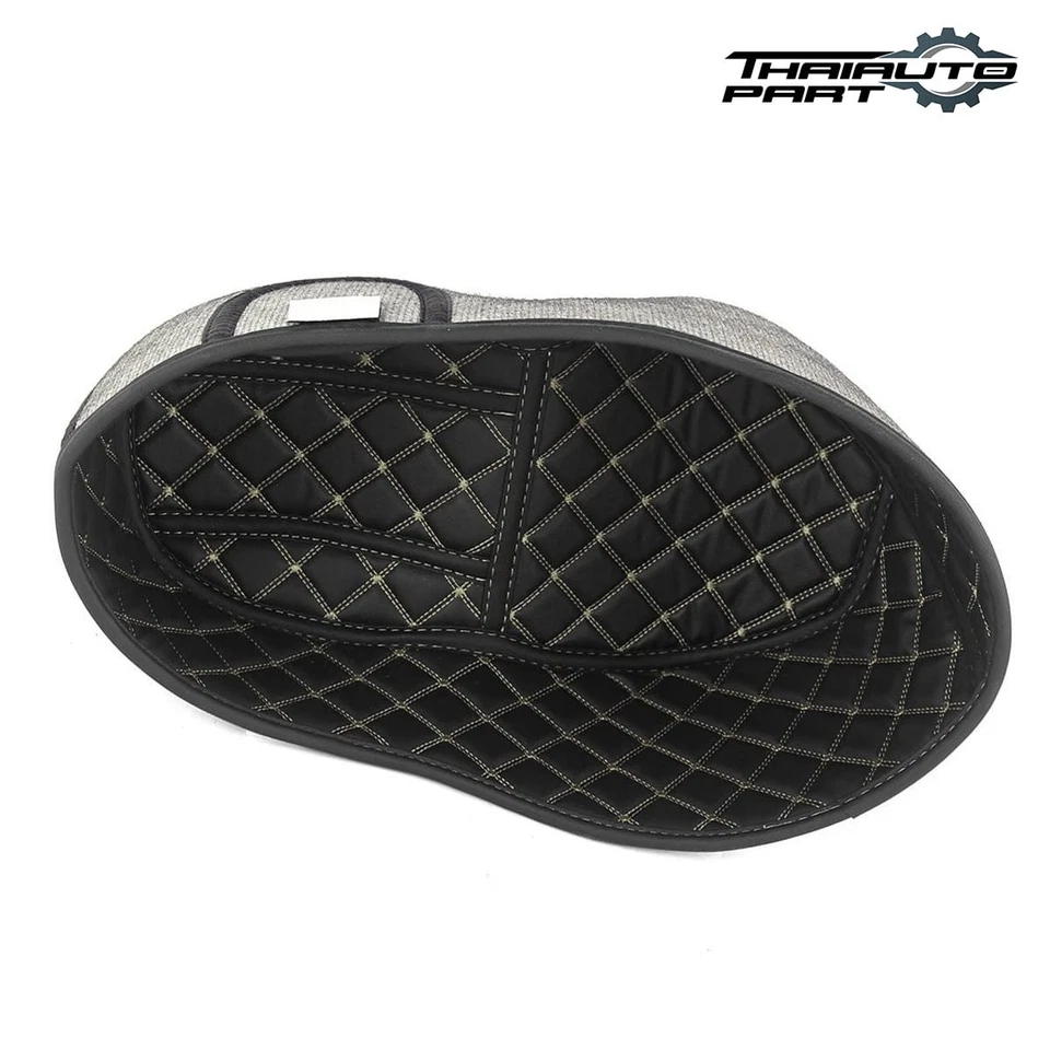 Almohadilla de maletero forro asiento almacenamiento carga rosca crema para Vespa GTV GTS 125 150 300 Foto 4 de 4