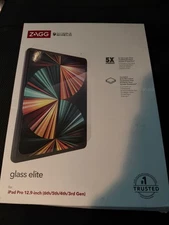 Zagg InvisibleShield Glass Elite Screen Protector for 12.9" iPad Pro 3/4/5/6 Gen