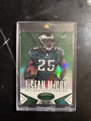 Lesean McCoy 2014 Panini Certified Emerald Green SSP 3/5