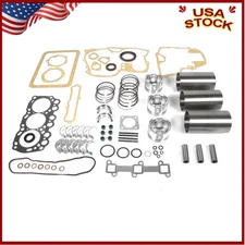 Mitsubishi L3E L3E-61SDH Engine Overhaul Rebuild Kit Fits Volvo EC15 21mm Pin
