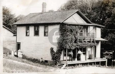 Pont PA 1909 General Store Owners Erie County RPPC Photo Postcard COPY