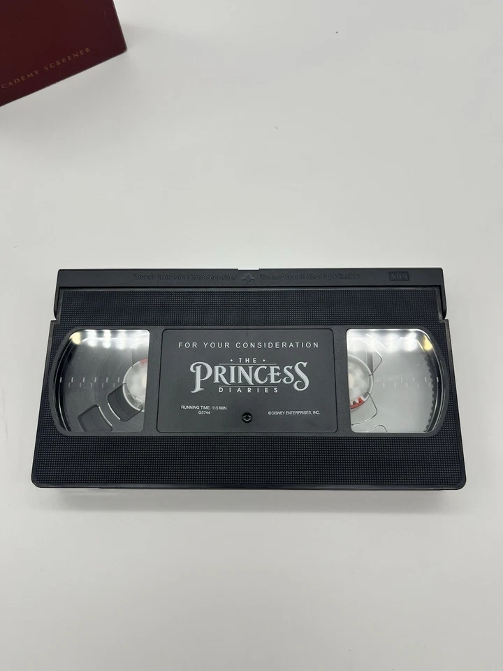 The Princess Diaries For Your Consideration FYC Disney Award Screener VHS Tape Foto 2 de 4