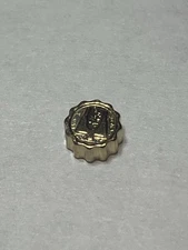 CROWN, Bulova Accutron 218, 219 series Part #56, gold, water resistant, 4.06mm.