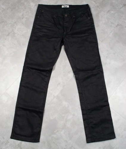 [RARE] Acne Studios "Max Wet on Black" 2008 Vintage Waxed Slim Jeans - Fits 35