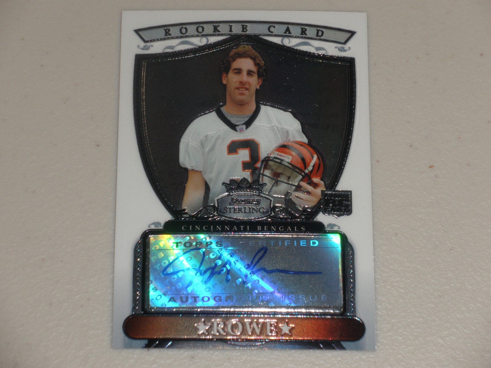 Jeff Rowe SP Authentic Sign of the Times #JR Base