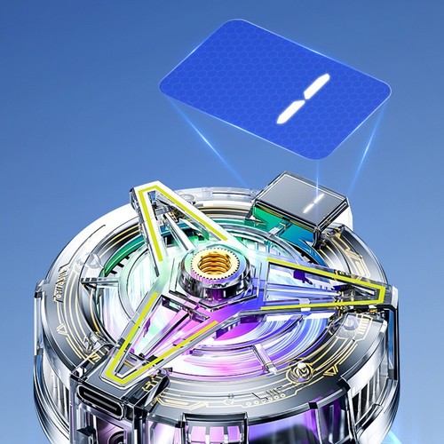 Magnetyczna chłodnica telefonu RGB dla optymalnej wydajności podczas intensywnego użytkowania - Zdjęcie 7 z 13