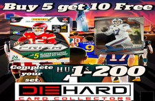 2025 Prizm NFL Base 1-200 YOU PICK Your Set You Pick Buy 5 get 10 free