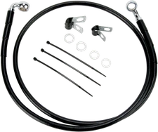 Drag Specialties Extended Stainless Steel Front Brake Line Kit 1741-2573