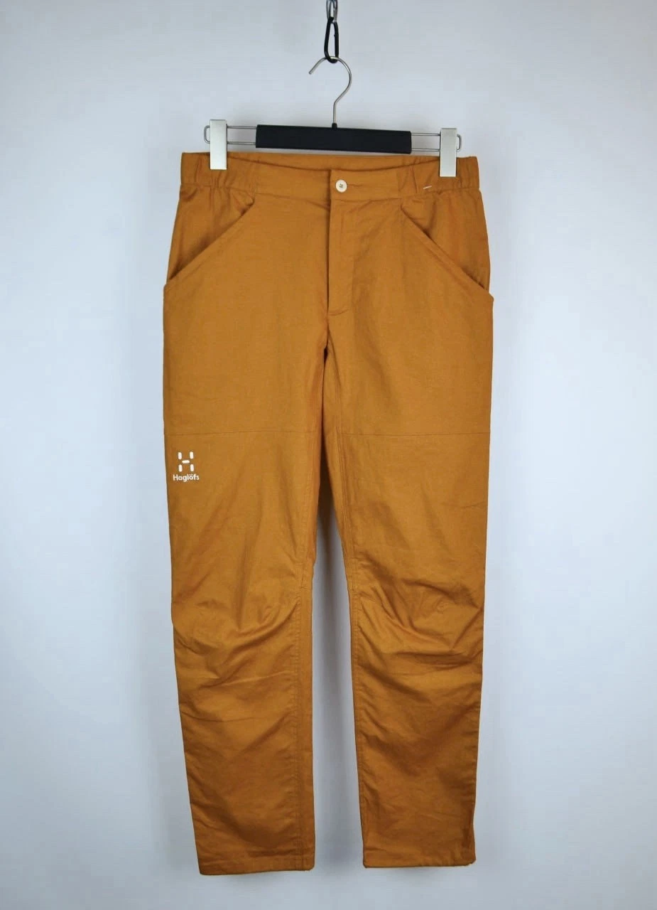 Haglofs Women Pants Hiking Outdoor Orange Size 36 UK 10