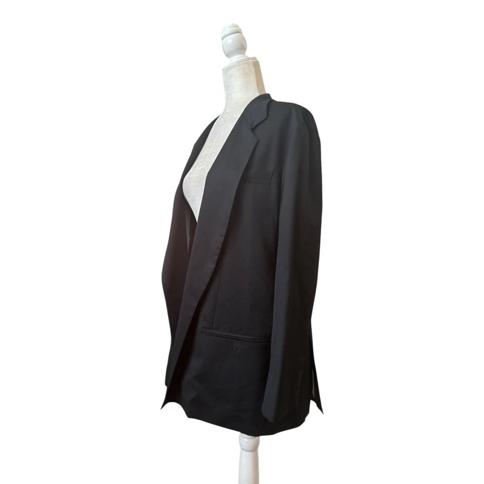 Blazer italiano negro Ashley Williams Vitale Barberis Canonico para mujer 12 Foto 2 de 4