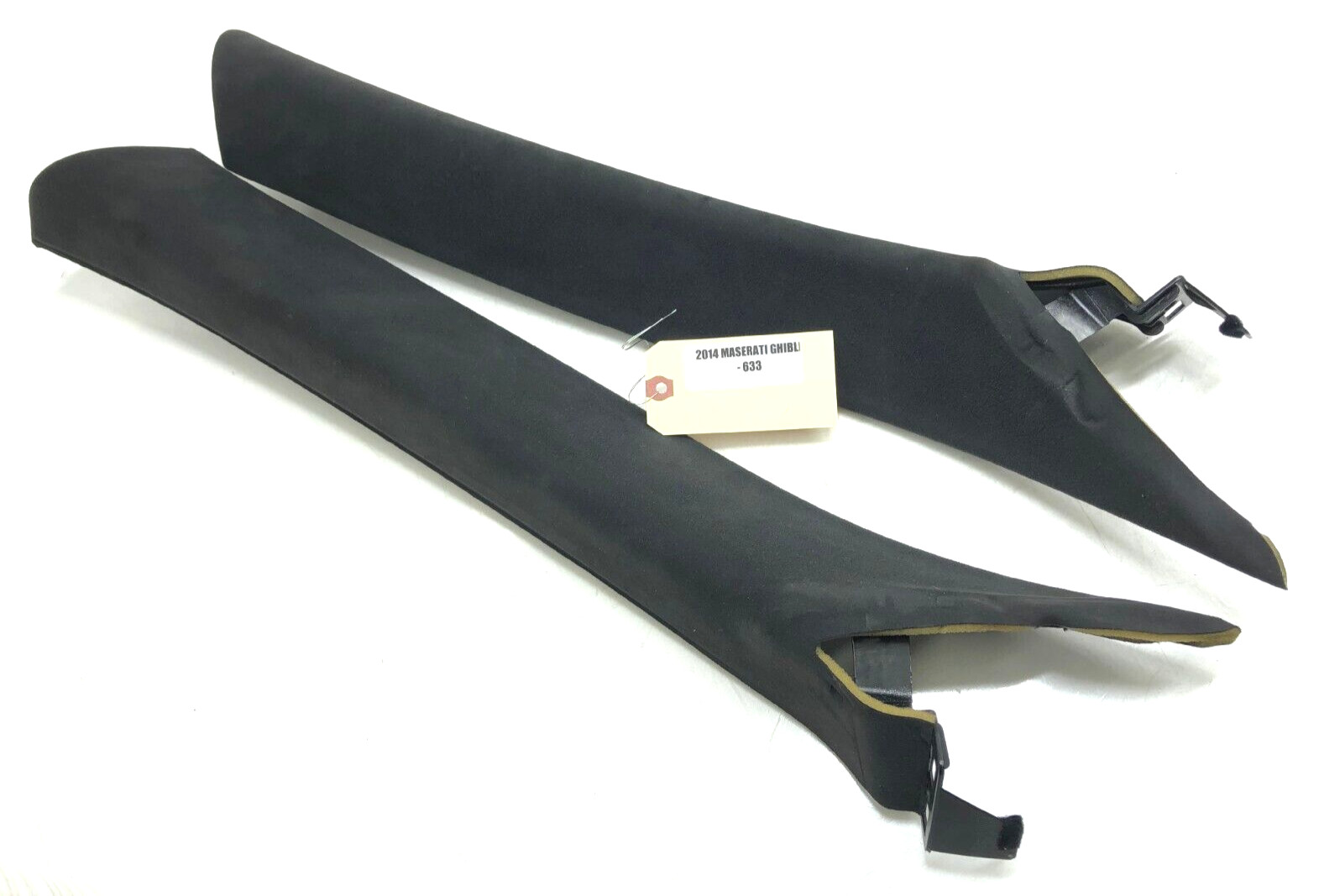 2014-2020 MASERATI GHIBLI LEFT RIGHT FRONT A PILLAR TRIM X2 OEM.