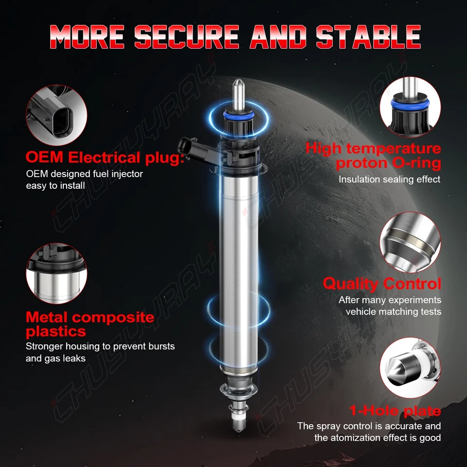 4X Inyectores de combustible A2780700687 para Mercedes-Benz GLE350 GLS450 GLC43 GLE450 AMG Foto 4 de 4