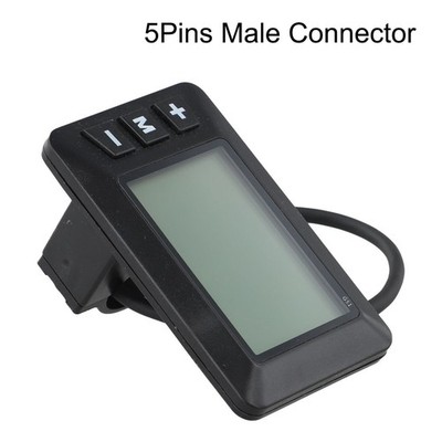 LCD Display for E Bikes 5 Pins Connection for 24V 36V 48V Compatibility