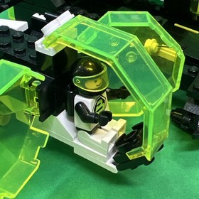 SPACE LEGO 6981 BLACKTRON AERIAL INTRUDER WITH MANUAL