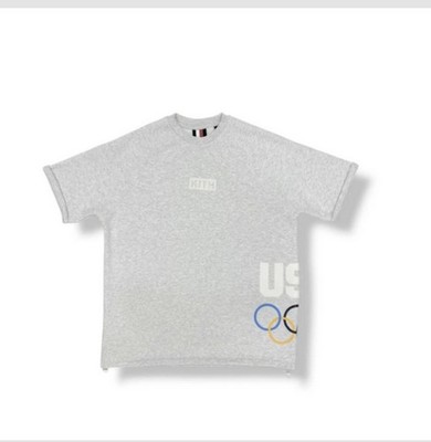 KITH- Team USA 5 Rings Howard Tee Olympics Heather Gray Size M