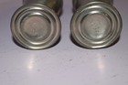 Vintage pewter salt & pepper shakers — photo 8