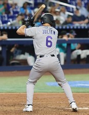 Edouard Julien Glossy Photo - Colorado Rockies - Perfect for Autographs