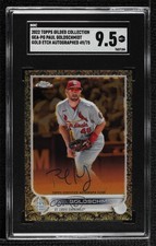 2022 Gilded Collection Gold Etch 49/75 Paul Goldschmidt SGC 9.5 Mint+ Auto v9t
