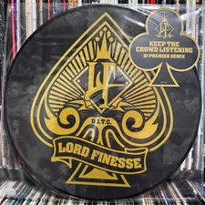 LORD FINESSE - KEEP THE CROWD LISTENING (DJ PREMIER REMIX) (10" PICTURE VINYL)