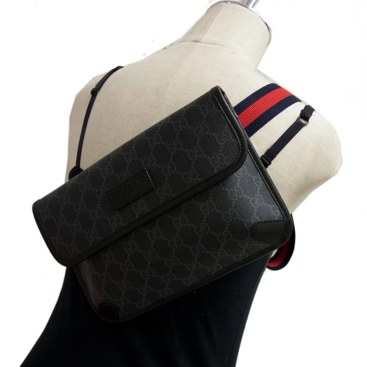 GUCCI GG Supreme sac ceinture une épaule sac bandoulière Gucci hommes s femmes s Ma