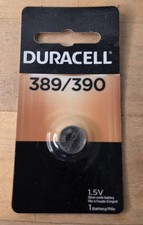 1 Duracell 389/390 SR1130SW Silver Oxide Battery. New