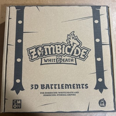 Zombicide White Death 3D Battlements New Board Game CMON fantasy Free Shipping