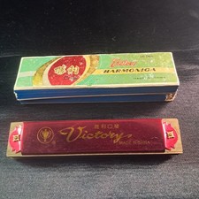 Victory Harmonica With Original Box - Made In Shanghai China UC 068