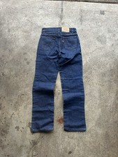 Vintage 70s 80s Levi  s Orange Tab Kids Size 14 Dark Wash Indigo