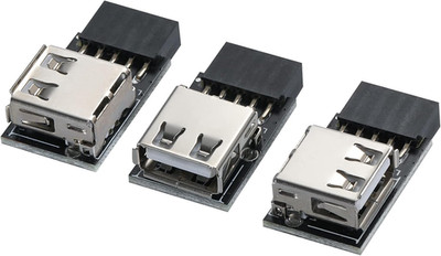 USB 2.0 9Pin/10Pin Front Panel Header USB 9Pin to Type a Adapter