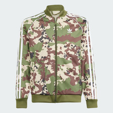 NEW YOUTH ADIDAS ORIGINALS SUPERSTAR CAMO TREFOIL JACKET SIZE L LARGE IS3290