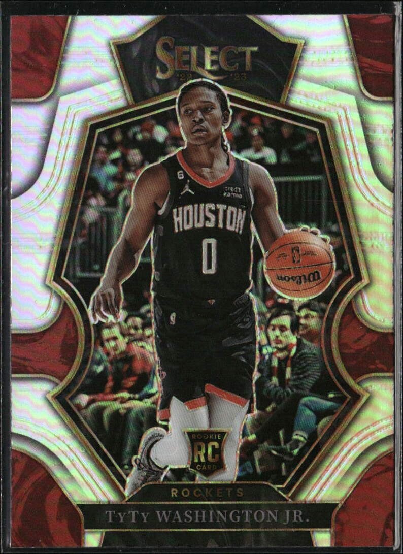 2022-23 Panini Select #168 TyTy Washington Jr. Silver Prizms