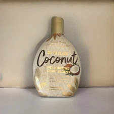 Supre Tan Go To Black Coconut Super Hydrating Bronzer Tanning Lotion, 12 Oz.