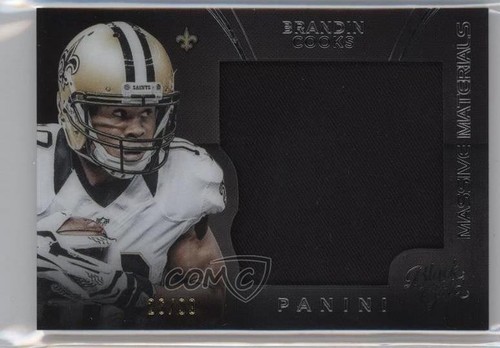 2015 Panini Black Gold Massive Materials White Gold /99 Brandin Cooks #MSM-BC
