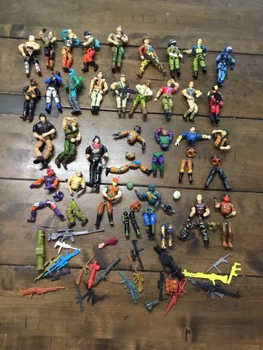 Huge Vintage GI Joe Action Figures And Accessories Lot Must See Vhtf Rare