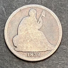 1838-O Seated Liberty Dime 10c