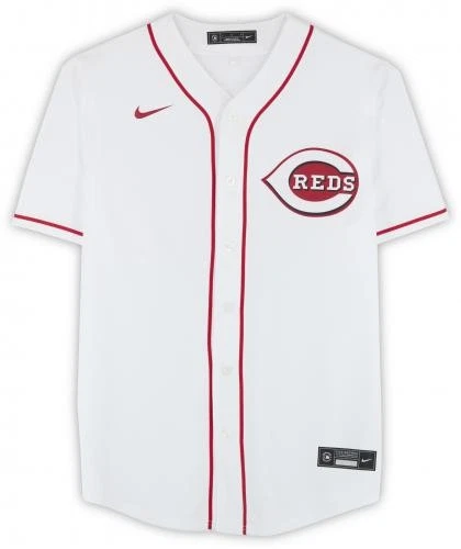 Johnny Bench Cincinnati Reds Autographed White Nike Replica Jersey - Image 3 of 4