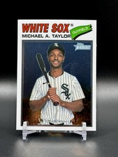 2026 Topps Heritage Michael A. Taylor #45 White Chrome Chicago White Sox