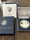 2024-S $1 Proof Peace Silver Dollar w/ Box, OGP &COA