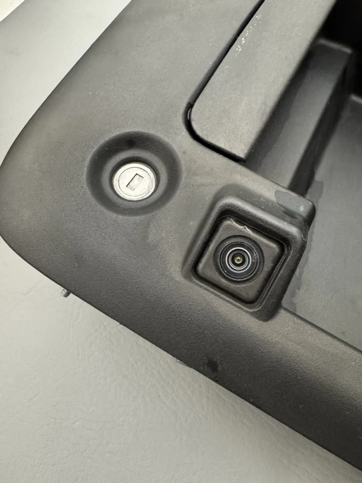 Panel de acabado con soporte de matrícula de puerta trasera Express Van 13-24 con cámara de respaldo Foto 2 de 4