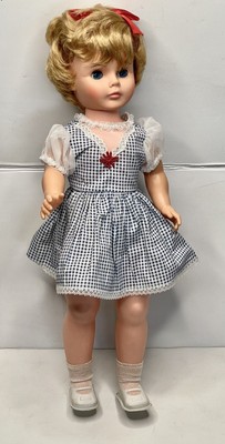 Vintage Uneeda 22” Walking Doll - Blue 